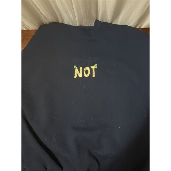 Holiday Christmas Sweat Shirt Dear Santa I’ve Been Real GoodWoman’s Size Large - Picture 2 of 3